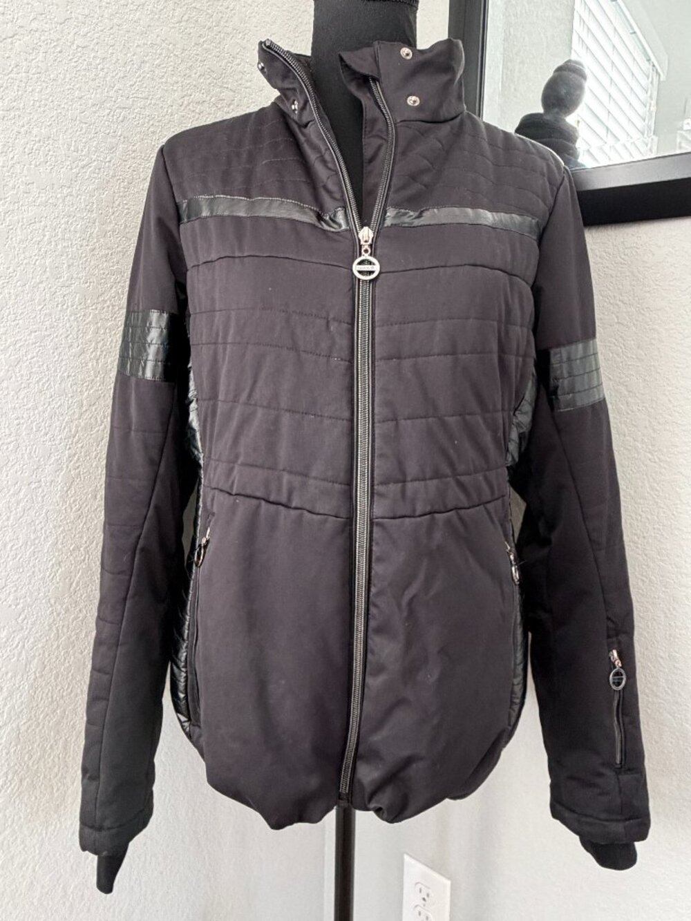 Dare2B Black Dynamical Ski Jacket Coat Sz 10/L - Picture 2 of 16